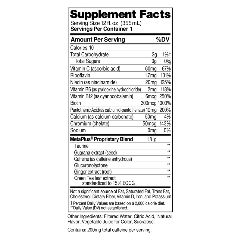 CELSIUS Peach Mango Green Tea Essential Energy Drink 12oz Can