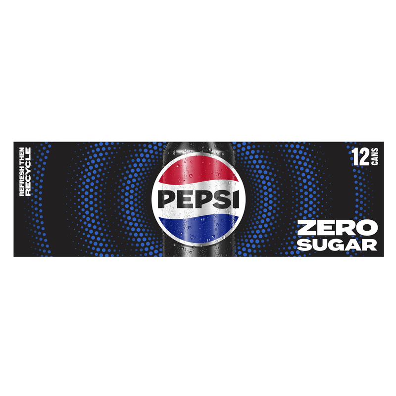 Pepsi Zero Sugar 12pk 12oz Can