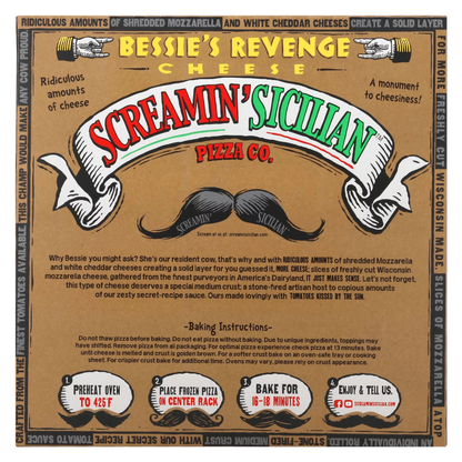 Screamin Sicilian Cheese Pizza, 20.8oz.