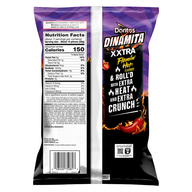 Doritos Dinamita Flamin' Hot Xxtra Hot, 10.75oz