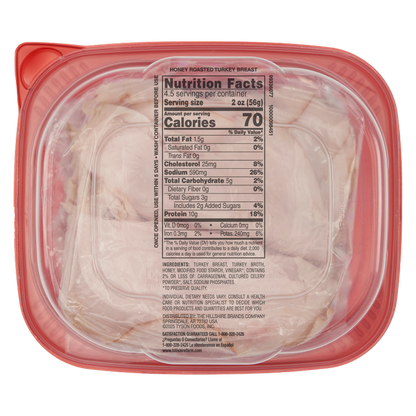 Hillshire Farm Ultra Thin Sliced Honey Roasted Turkey Breast - 9oz