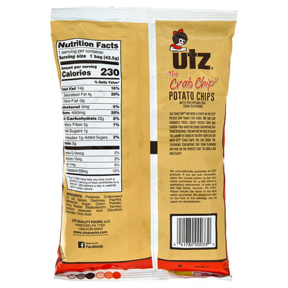 Utz Crab Potato Chips 1.5oz