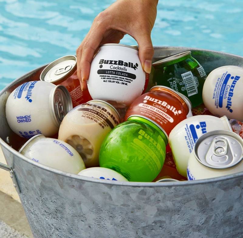 BuzzBallz Cocktails Peachballz 200ml(30 Proof)