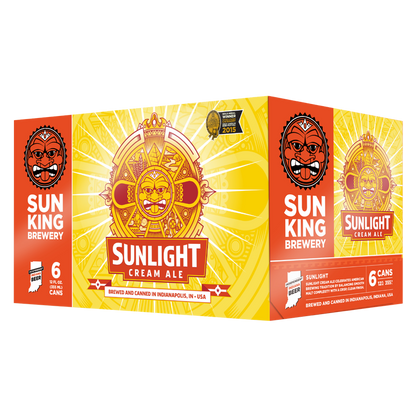 Sun King Sunlight Cream Ale 6pk 12oz Can 5.2% ABV