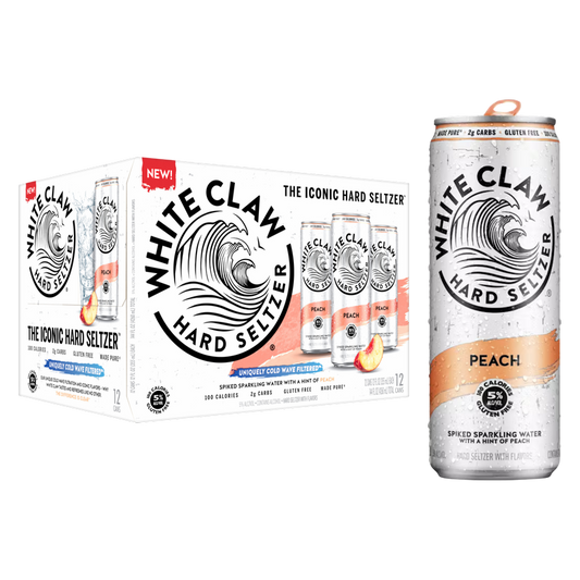 White Claw Peach 12pk 12oz Can 5% ABV