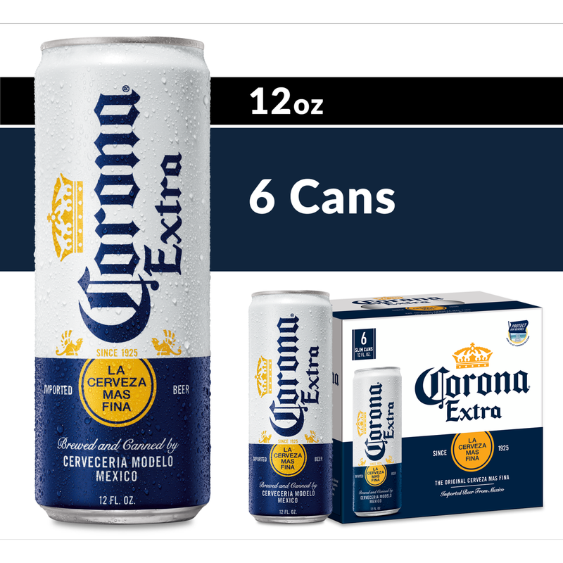 Corona Extra 6pk 12oz Cans