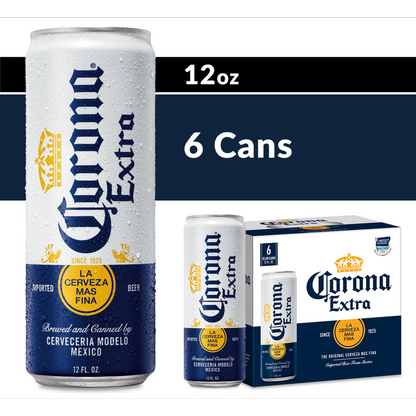 Corona Extra 6pk 12oz Cans