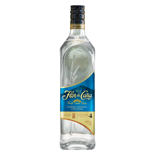 Flor de Cana Extra Seco 4 Year Silver Rum 750ml