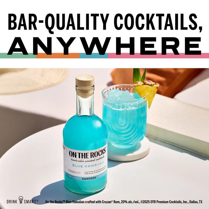 On The Rocks Blue Hawaiian 375ml 20% ABV