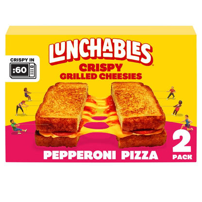 Lunchables Crispy Grilled Cheesies, Pepperoni Pizza Sandwich 2ct
