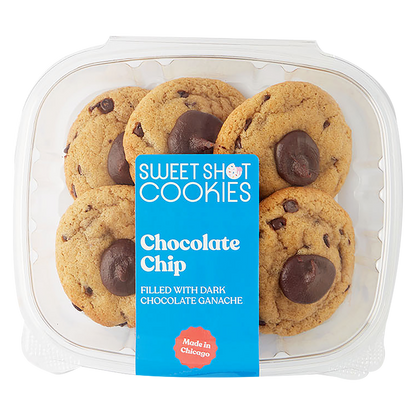 Sweet Shot Cookies Chocolate Chip Ganache 6ct 10oz