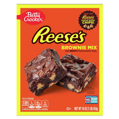 Betty Crocker REESE'S Peanut Butter Premium Brownie Mix 16oz