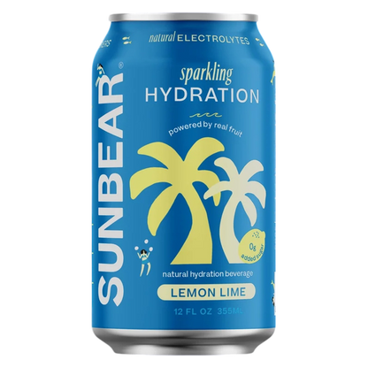 Sunbear Sparkling Hydration Lemon Lime 12oz