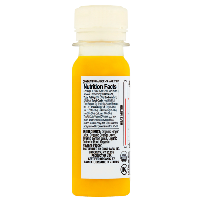GNGR Organic Immunity Booster 2oz Btl
