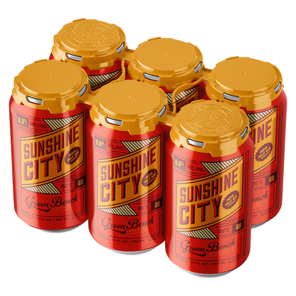 Green Bench Sunshine City IPA 6pk 12oz Can 6.8% ABV