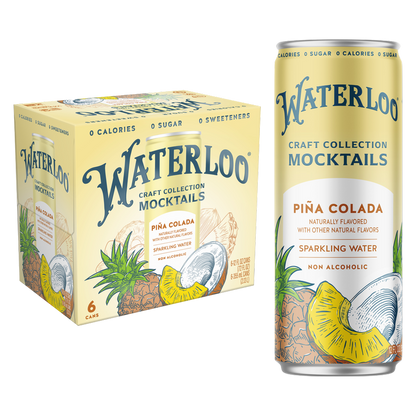 Waterloo Pina Colada Sparkling Water 6pk 12oz Can
