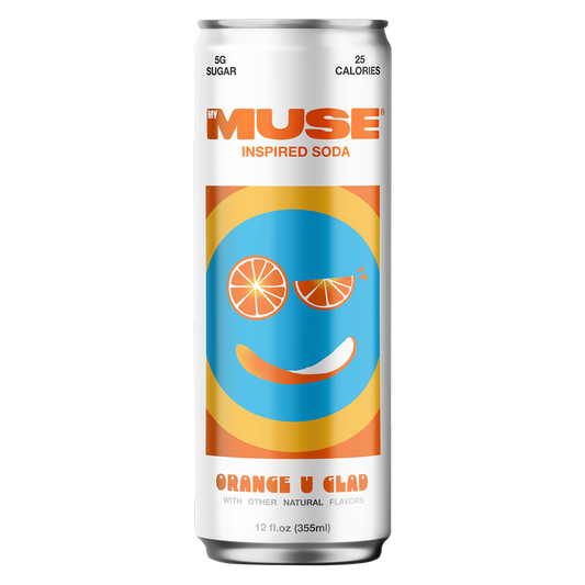 MYMUSE Inspired Soda Orange U Glad 12oz Can