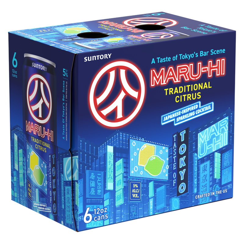 Suntory Maru-Hi Traditional Citrus 6pk 12oz Can 5% ABV
