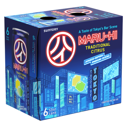 Suntory Maru-Hi Traditional Citrus 6pk 12oz Can 5% ABV