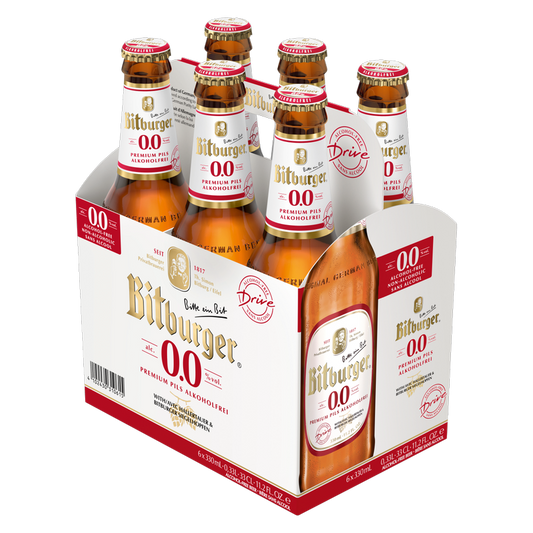 Bitburger Drive Non-Alcoholic 6pk 11.2oz Btl