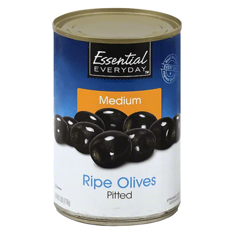Essential Everyday Medium Ripe Olives, 6oz.