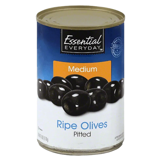Essential Everyday Medium Ripe Olives, 6oz.