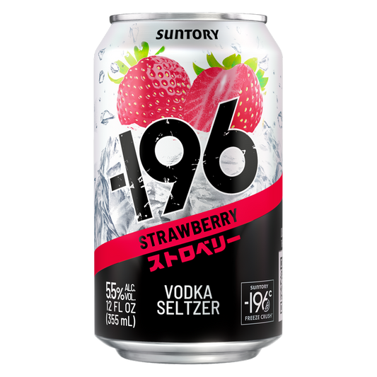 -196 Strawberry Vodka Seltzer 355ml Can