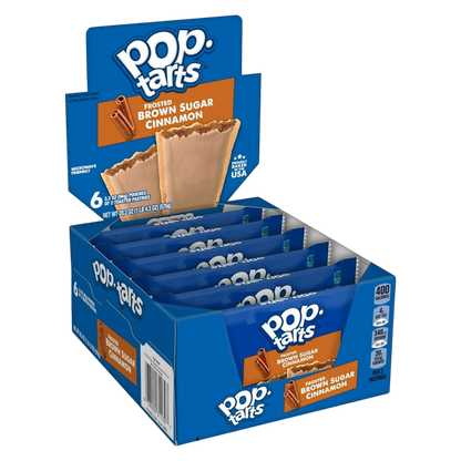 Pop-Tarts Frosted Brown Sugar Cinnamon Toaster Pastries 6 CT