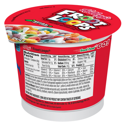 Kellogg's Froot Loop Cereal 1.5oz
