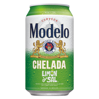 Modelo Chelada Limon y Sal 12oz Can 3.5% ABV