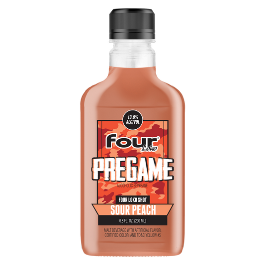 Four Loko Pregame Sour Peach 200ml Btl 13.9% ABV