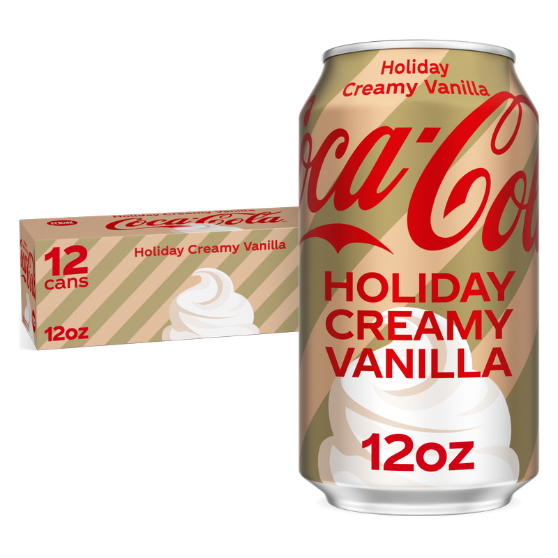 Coca-Cola Holiday Creamy Vanilla 12pk 12oz Can