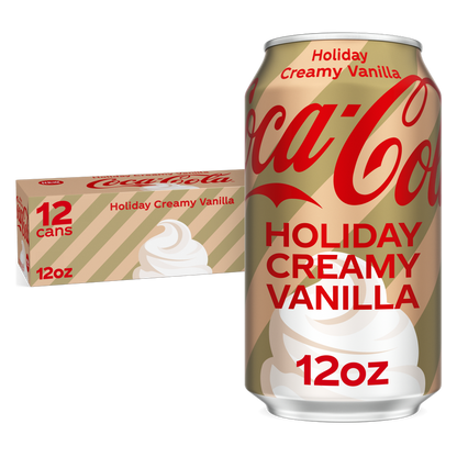 Coca-Cola Holiday Creamy Vanilla 12pk 12oz Can