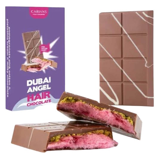Dubai Angel Hair Cotton Candy Chocolate Bar, 3.88 oz