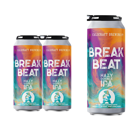 Calicraft Brewing Co. Break Beat Hazy Double IPA 4pk 16oz Cans