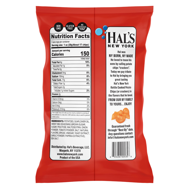 Hal's New York Barbeque Chips 5oz