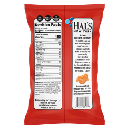 Hal's New York Barbeque Chips 5oz