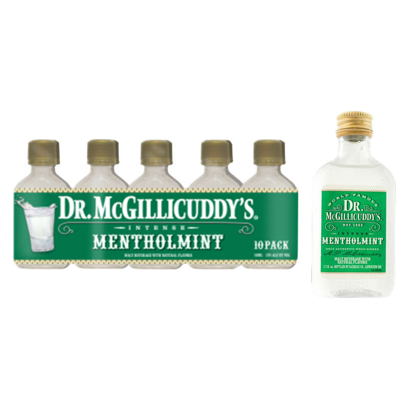 Dr McGillicuddys Mentholmint 10pk 50ml 15% ABV
