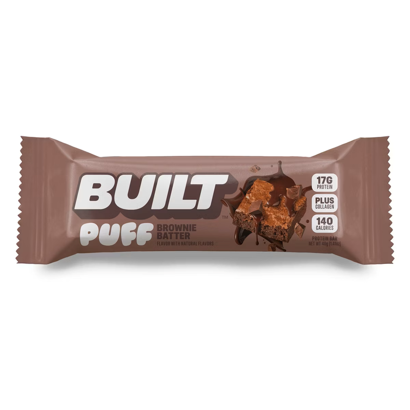 BUILT Puff Brownie Batter Protein Bar, 1.41 oz