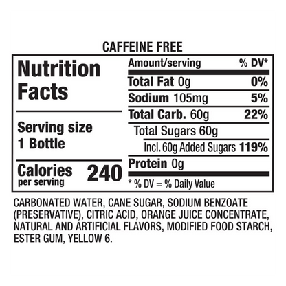 Stewart's Orange Cream Soda 4pk 12oz Btl- XL