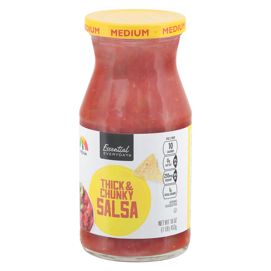 Essential Everyday Thick & Chunky Medium Salsa 16oz
