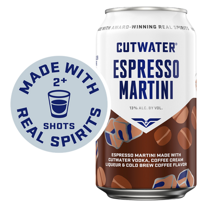 Cutwater Espresso Martini 4pk 12oz Cans 13% ABV