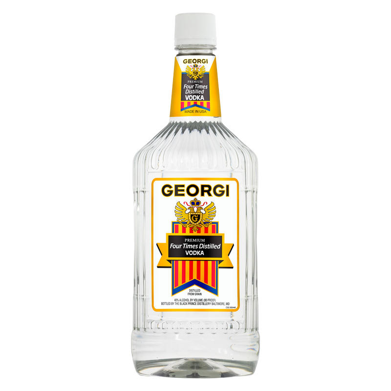 Georgi Vodka Plastic 1.75L (80 Proof)