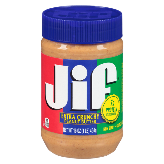 JIF Extra Crunchy Peanut Butter 16oz