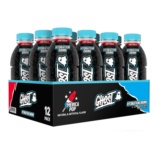 GHOST HYDRATION 'Merica Pop 12pk 16.9oz Btl