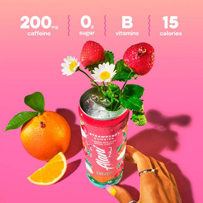 Alani Energy Strawberry Sunset 12oz Can