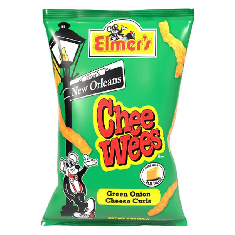 CheeWees - Green Onion, 3 oz
