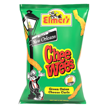 CheeWees - Green Onion, 3 oz