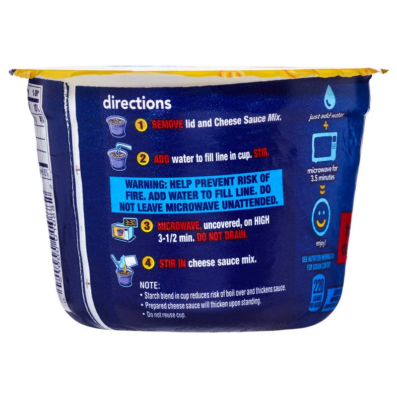 Kraft Mac & Triple Cheese Cup 2.05oz