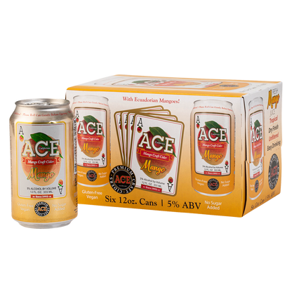 Ace Cider Mango 6pk 12oz 5% abv